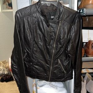 Mossimo Pleather Jacket Sz M